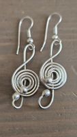 jolies boucles d'oreilles fantaisie,  env 3 cm