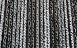 Fliegenvorhang Türvorhang Arezzo 1 weiss/grau/antra 90x210cm