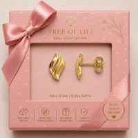 14 karat gelbgold Ohrstecker 