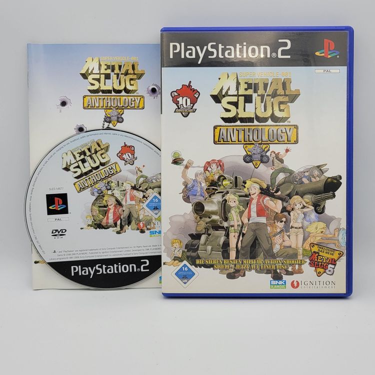 Metal Slug Anthology Sur PS2 - Jeu Complet Bon état - Compilation Shoot'em Up