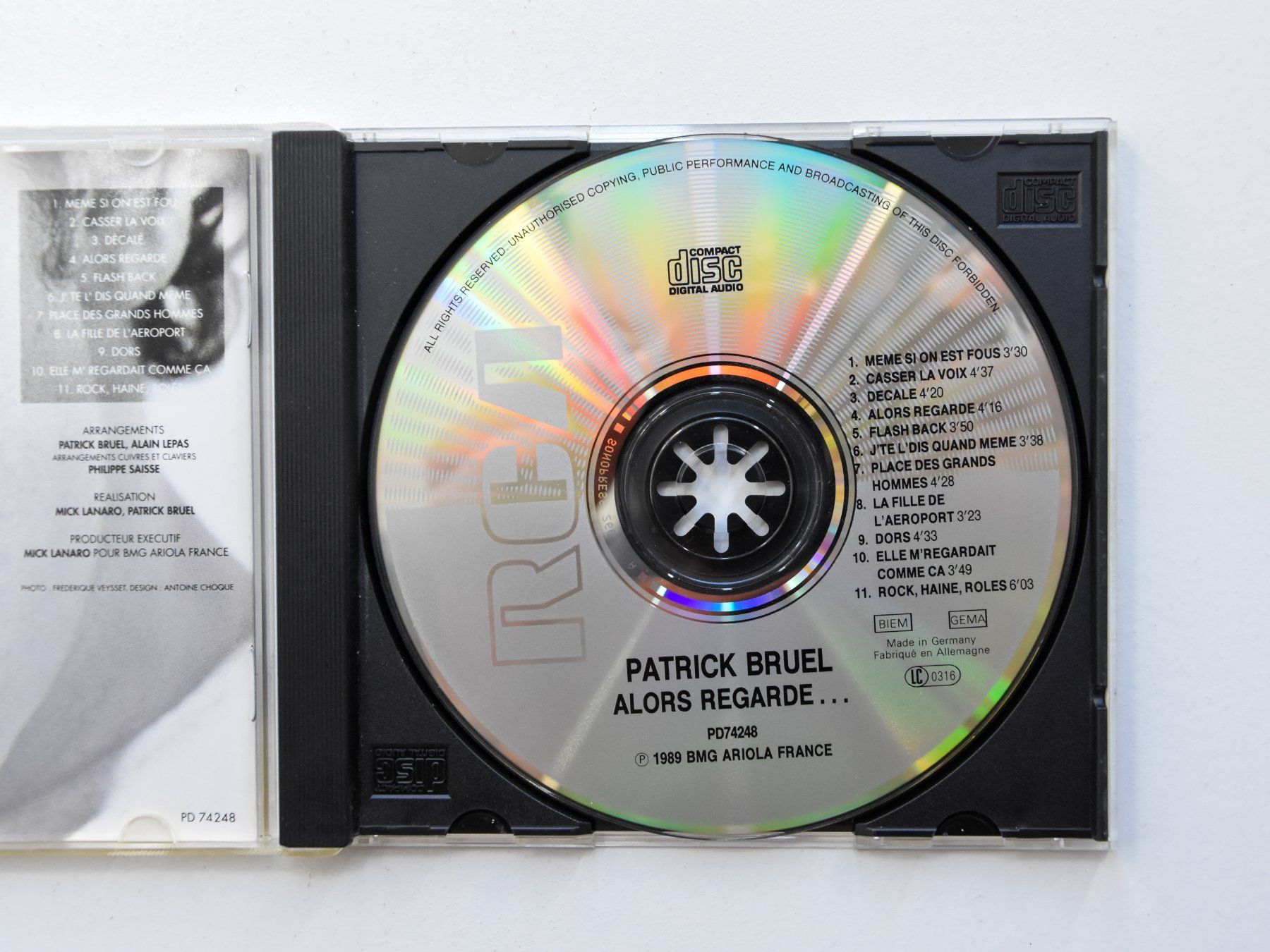 CDs: Patrick Bruel - Alors regarde – Gebraucht aus Belmont-sur-Yverdon von ag97 1