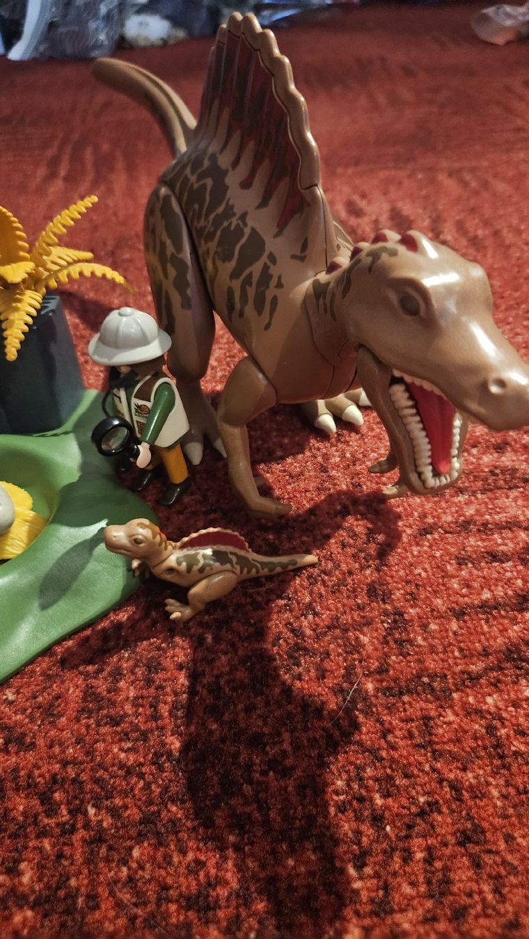 Playmobil Giocattoli: Playmobil Spinosaurus mit Nest 4174 – Usato da Rudolfstetten venduto da Hoppel17 1