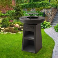 Feuerschalen-Grill Black Design