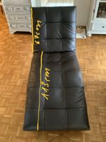 Relaxliege Kunstleder dunkelbraun 180 cm Länge gebraucht