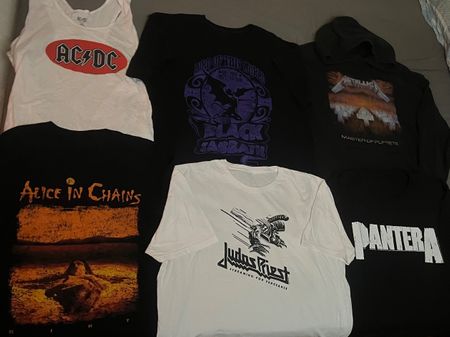 Rock Metal Band Merch Oberteile Shirt Pullover Tanktop L/XL