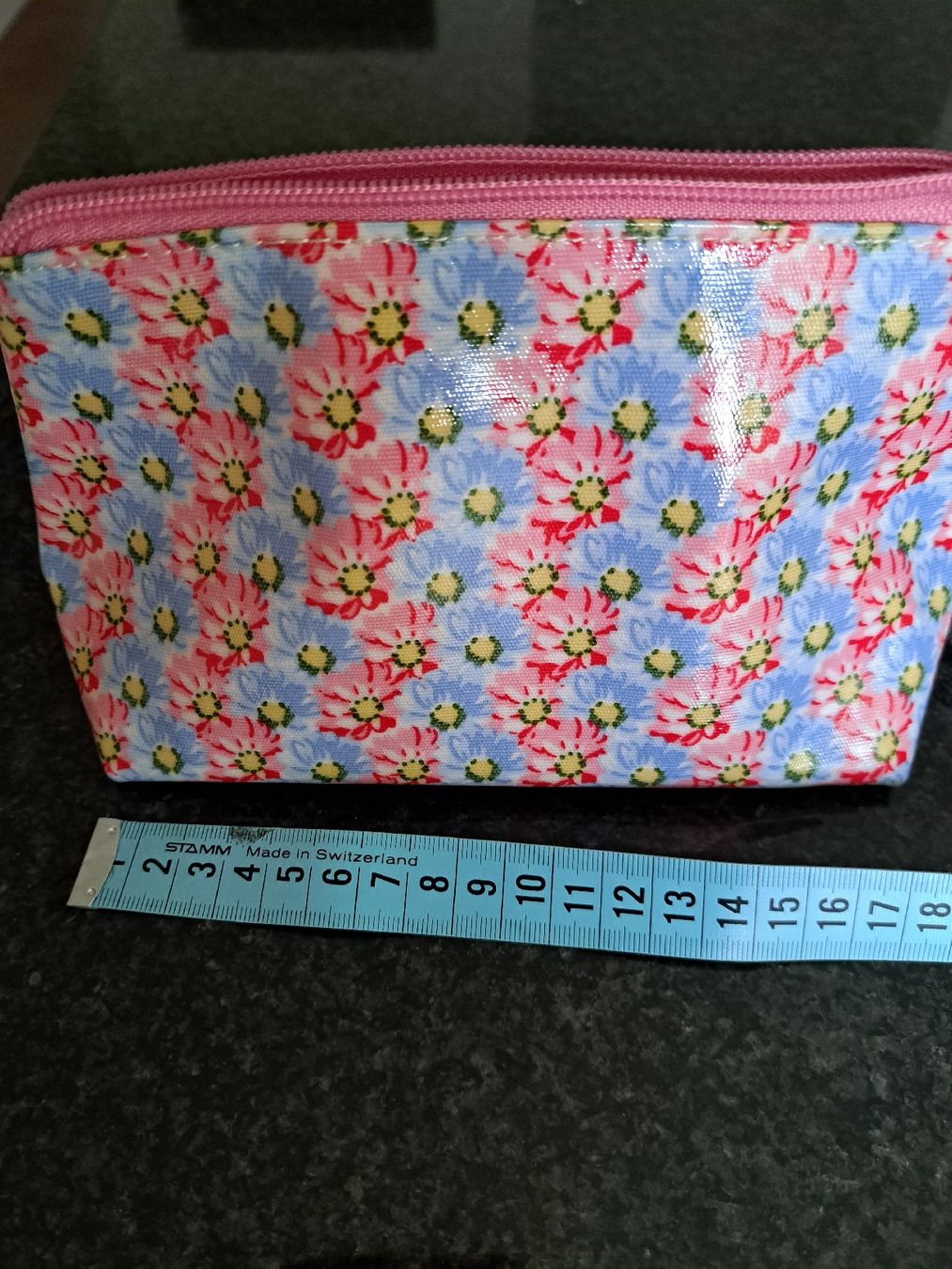 Custodie per cosmetici: Kosmetiktäschli Greengate Blumenmuster Pink/Blau  – Nuovo (secondo la descrizione) da Näfels venduto da Haegli 3