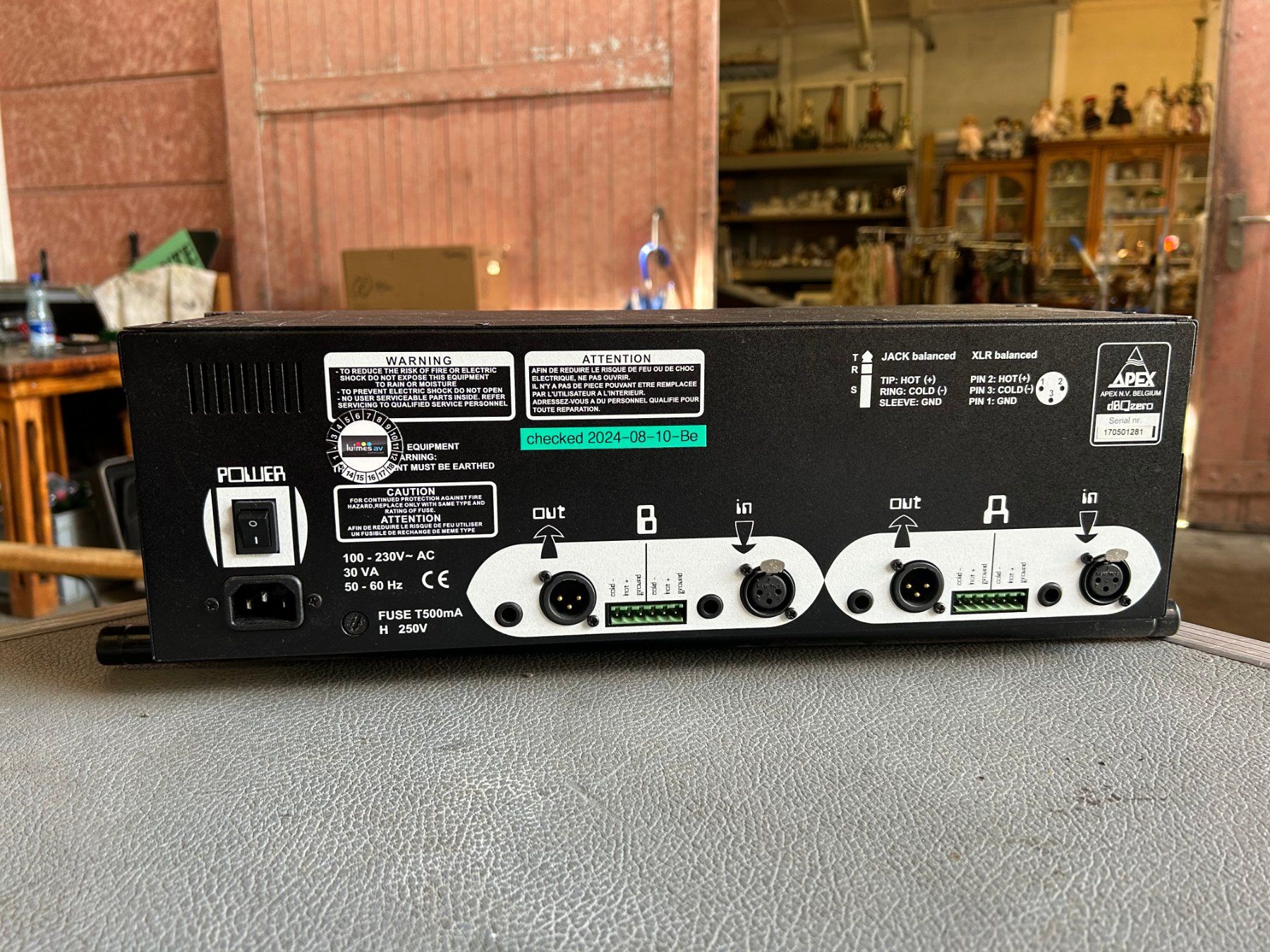 Equalizzatori: Apex DBQ Zero 2-Kanal 30-Band Grafik-Equalizer – Usato da Sugiez venduto da brockicenter 6