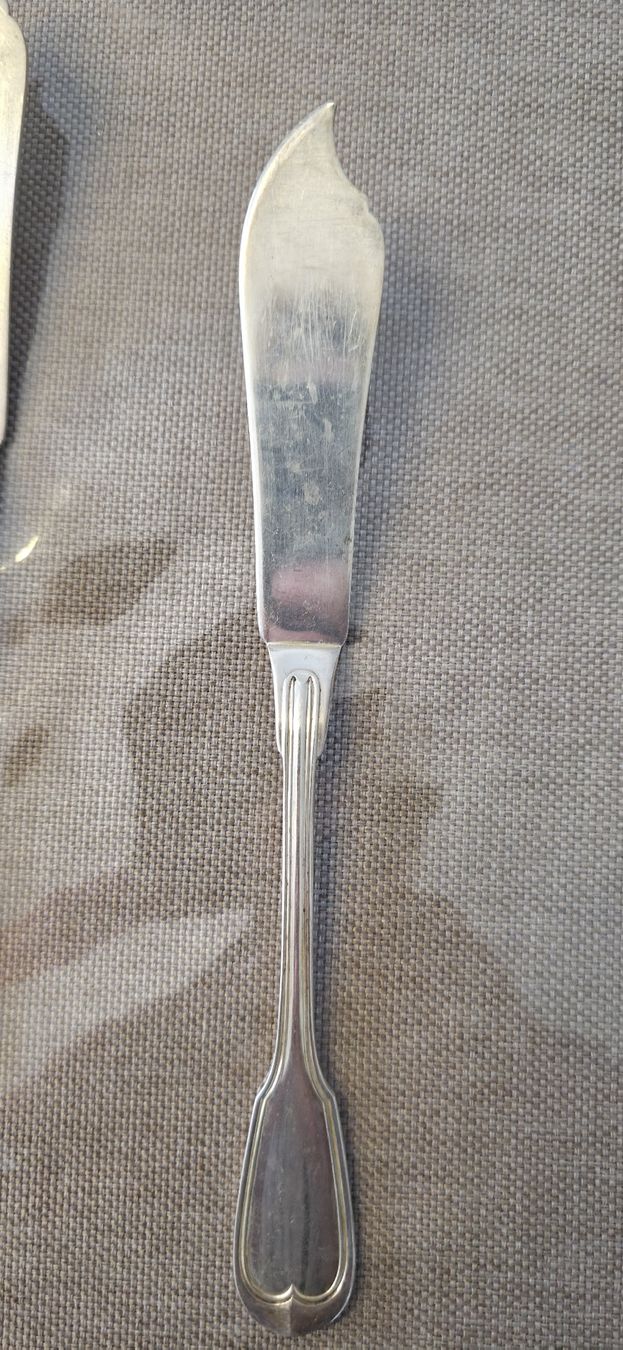Hermès Set di posate: Antikes Silber Fischbesteck – Usato da Zürich venduto da ing_y7gf 2