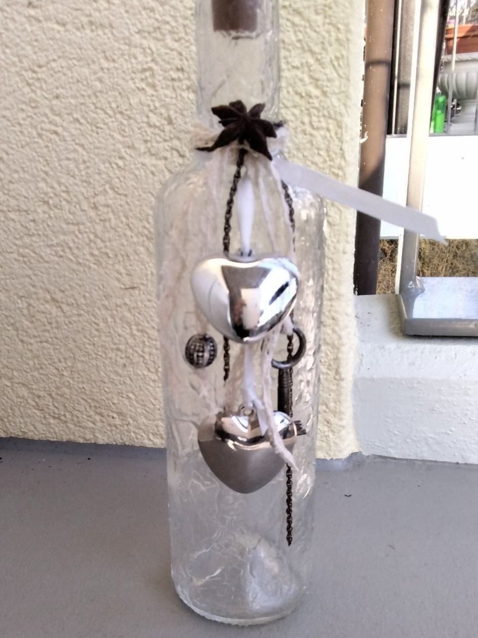 Tutte le decorazioni: SHABY CHIC DEKO FLASCHE MIT LED LICHT – Usato da Biel/Bienne venduto da dasi3