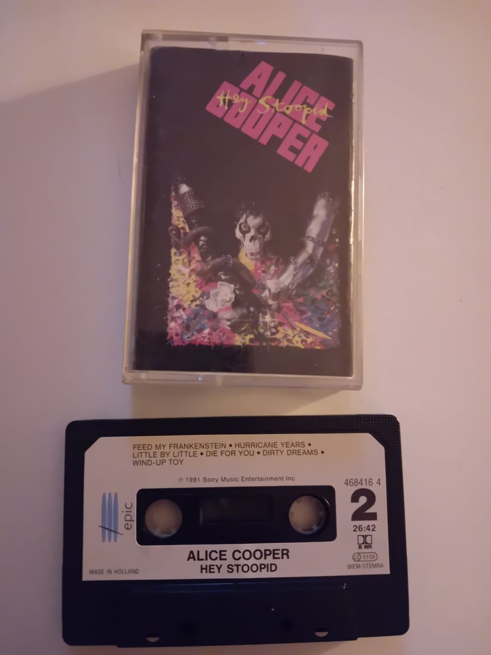 Musicassette: MC ALICE COOPER Hey Stoopid 1991 – Usato da Biasca venduto da Old_6blh