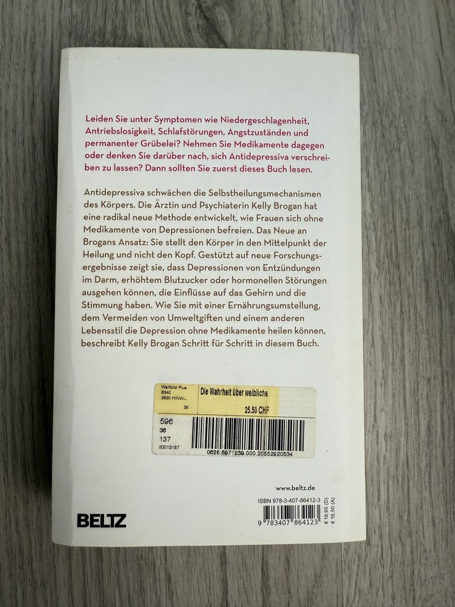 Bücher: Die Wahrheit über weibliche Depression – Gebraucht aus Wald ZH von 2kndPlant 1