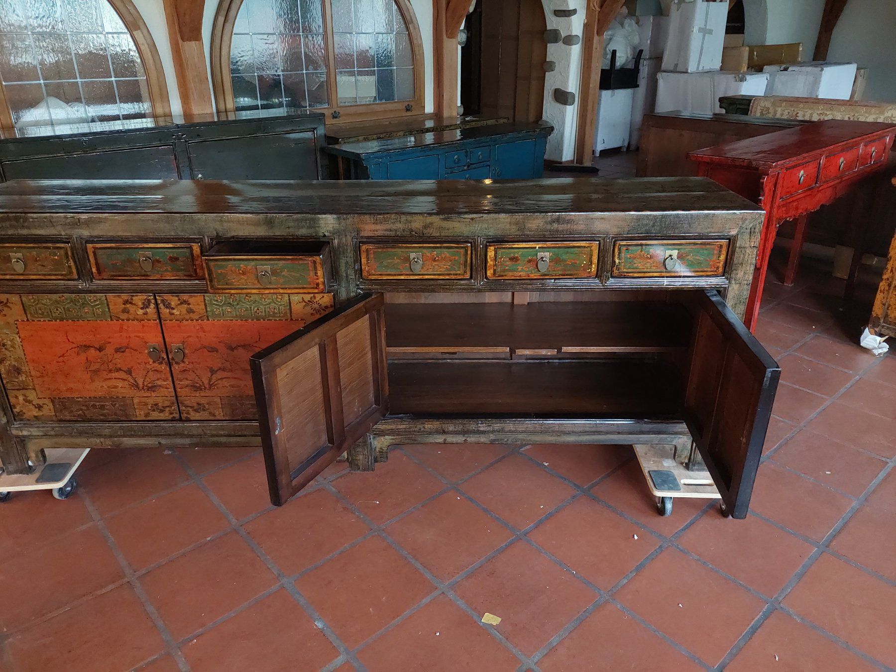 Cassettiere: Sideboard Vintage Malereien – Nuovo (secondo la descrizione) da Cham venduto da mjg1901 4