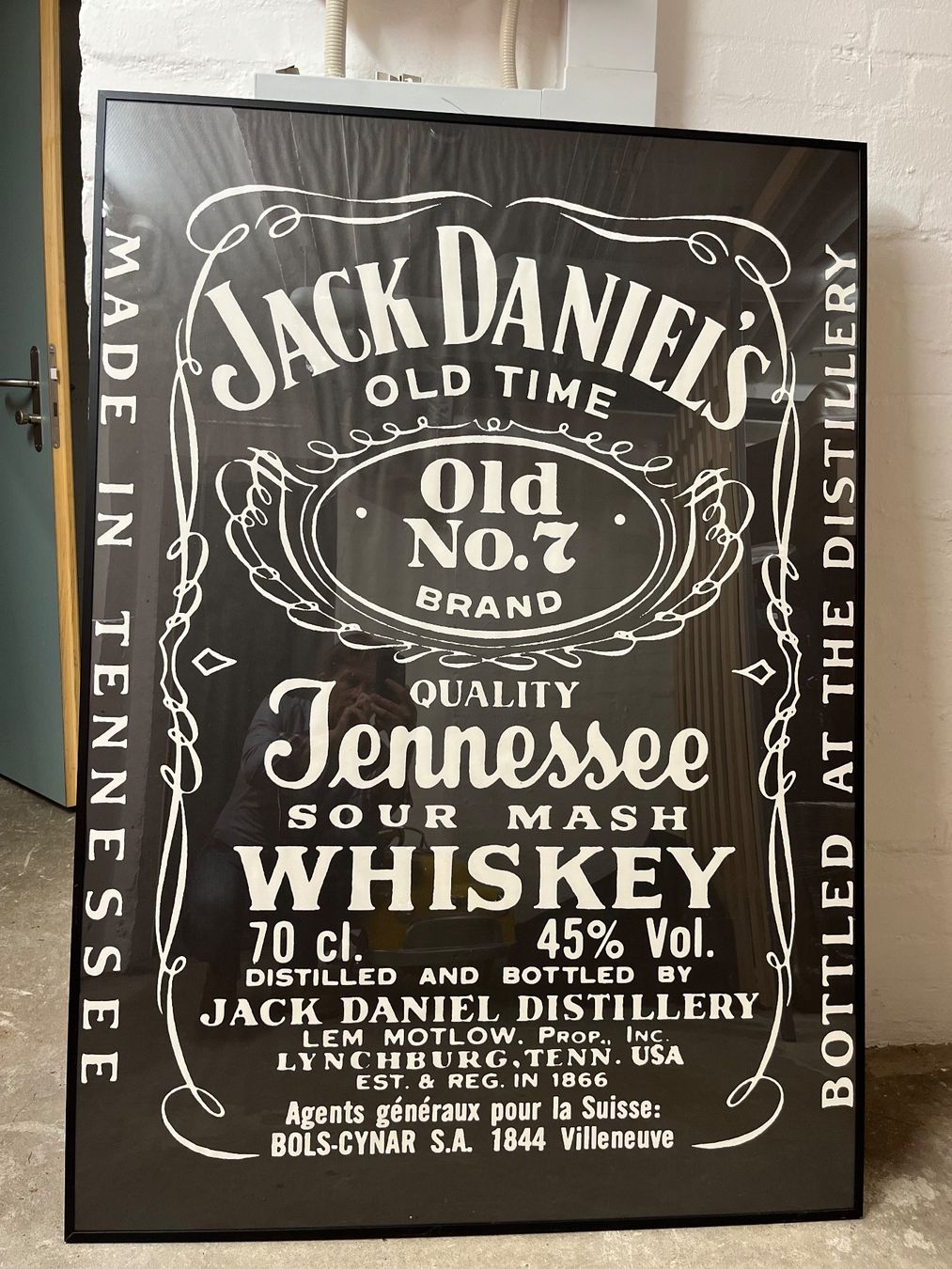 Foto & Immagini: Jack Daniel's Plakat mit Metall-Rahmen – Nuovo (secondo la descrizione) da Zürich venduto da ivo_t9rd