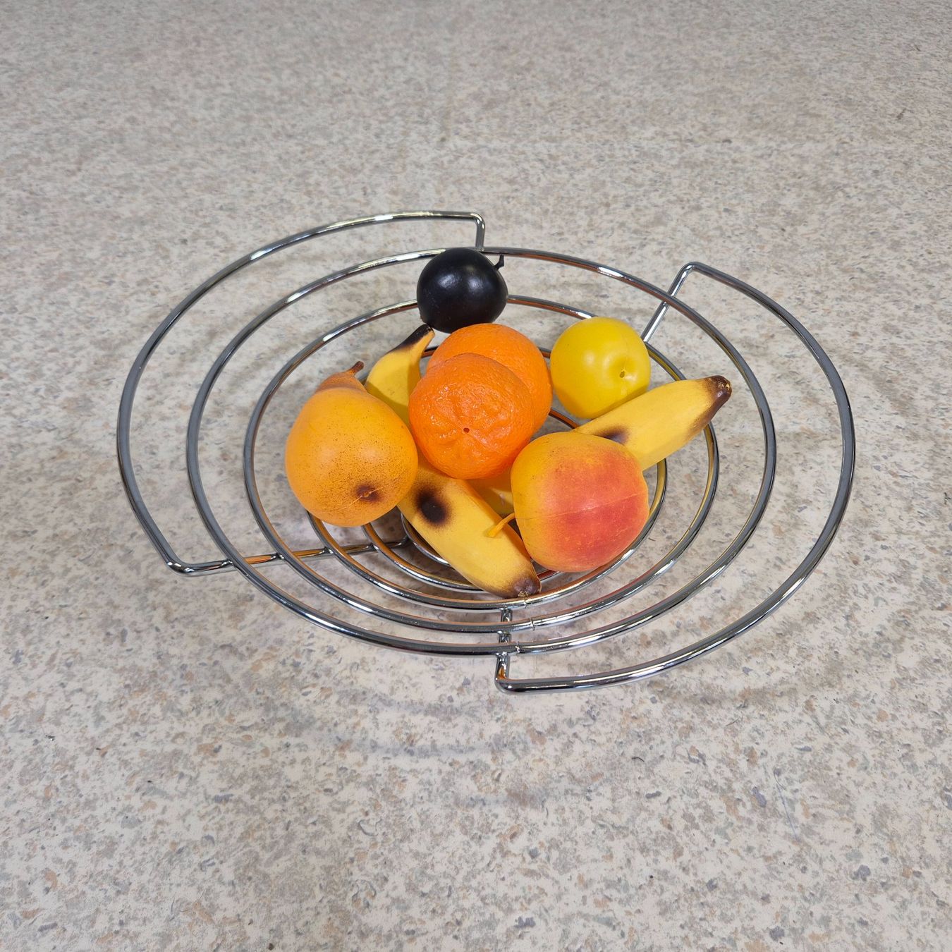 Ciotole: Früchtekorb Früchteschale Obstschale Korb verchromt – Usato da Nottwil venduto da Wondewa-Shop 2