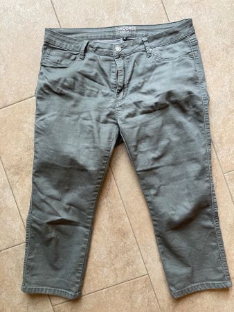 7/8 Hose von Chicorée, olive, ca. Gr. L