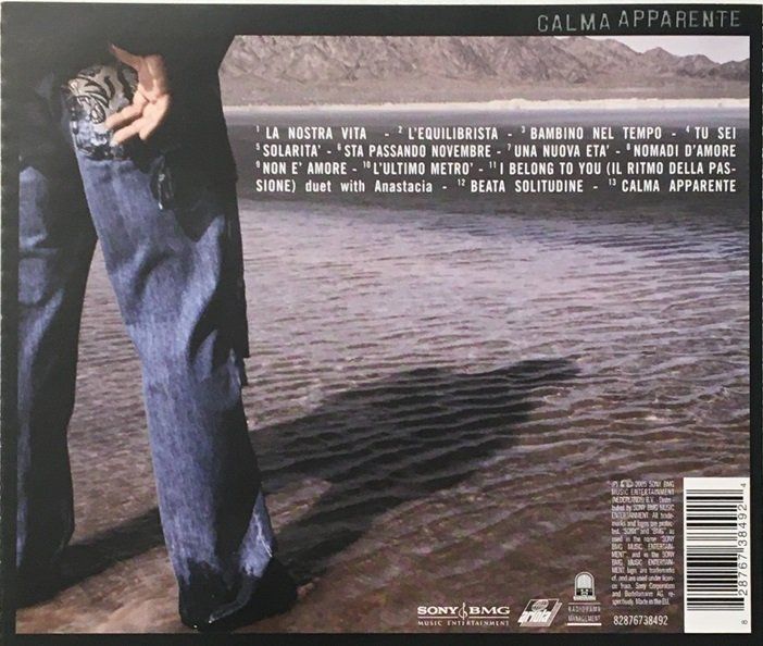 CD: Eros Ramazzotti – Calma apparente – Usato da Grüningen venduto da azulverde 1