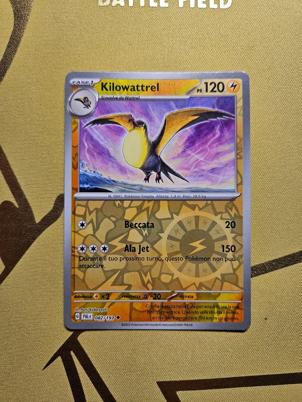 Pokémon Carte collezionabili: Paldea Evolved - Kilowattrel – Usato da Bellinzona venduto da Pokemarco
