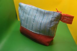 XL Necessaire/Kulturbeutel/Tasche mit Edelweiss-Stoff