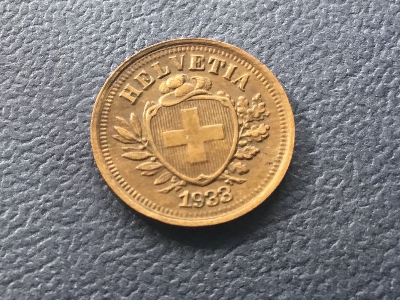 Tutti le monete: 1 Rappen 1933 VZ – Usato da St. Margrethen SG venduto da alfapeugeot10