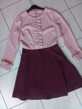 Neuw. Ted Baker Kleid, Grösse 2  (38), Lila/Rosa HOHER NEUPR