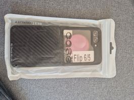 Schutzhülle Case Flip 6 Karbon Optik neu