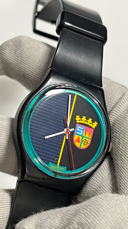 Vintage Swatch Uhr Swiss AG 90er Jahre Kult Retro Sammler 3
