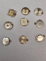 Lot (No 2) de 9 mouvements de montres