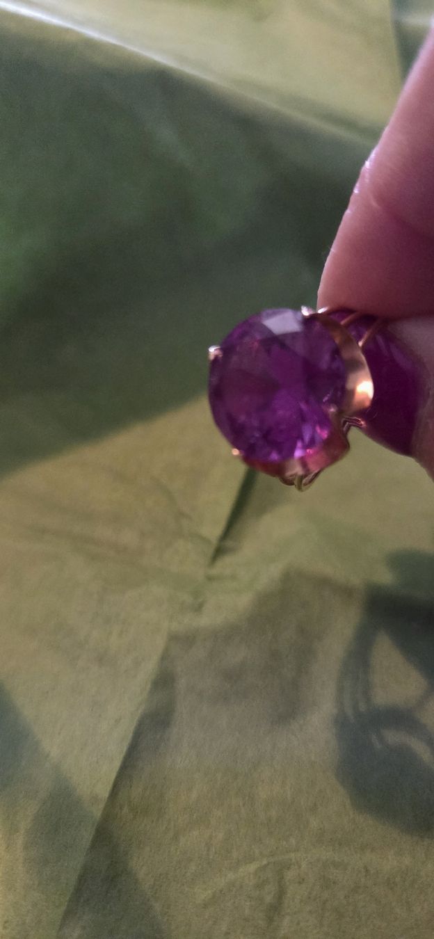 Anelli: Goldring 585 amethyst 4g – Usato da Aarburg venduto da Zika23