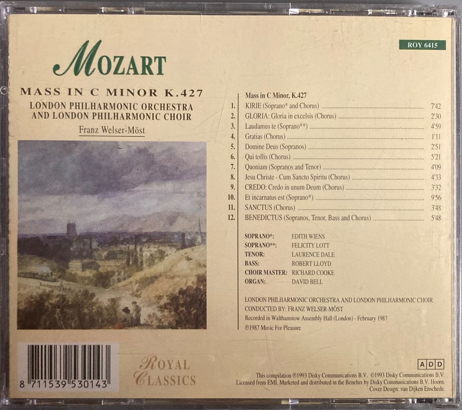 CDs: MOZART.... - MASS IN MINOR K. 427 – Gebraucht aus Poliez-Pittet von Newtown-Records 1