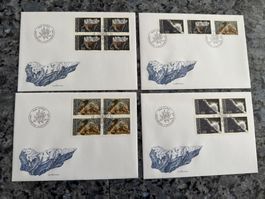 4 Ersttagsbriefe Fürstentum Liechtenstein ( 31 )