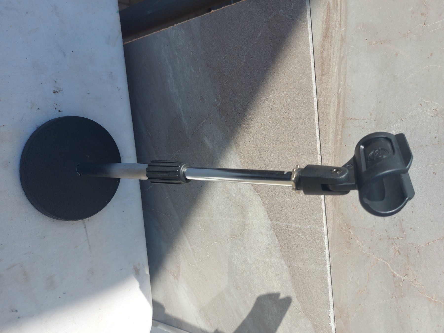 Instrumenten-& Notenständer: Mikrofonstativ K&M mit Fuss mit Halter – Gebraucht aus Rheinau von profitronic.shop 8
