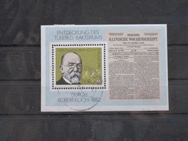 DDR 1982 R.Koch Tuberkulose  Block 67 gest.