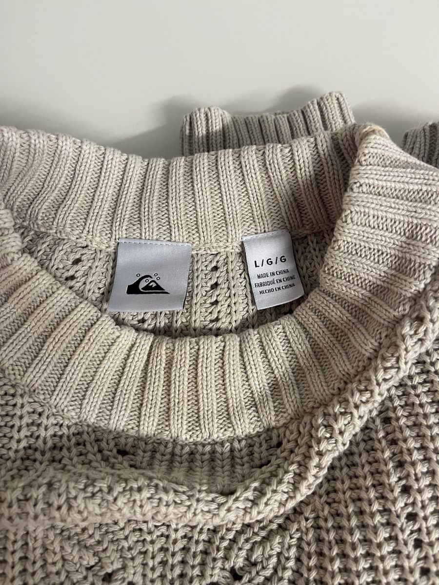 Quiksilver Maglioni & Felpe: Quiksilver Strickpullover beige Grösse L – Nuovo (secondo la descrizione) da Auw venduto da chr_vcc8 4