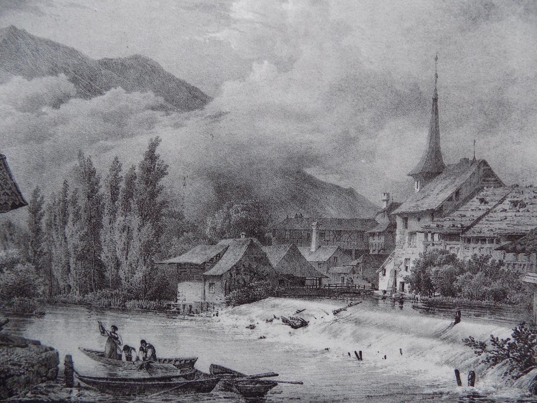Incisioni: Unterseen Interlaken – Usato da Risch venduto da Rischli15 1