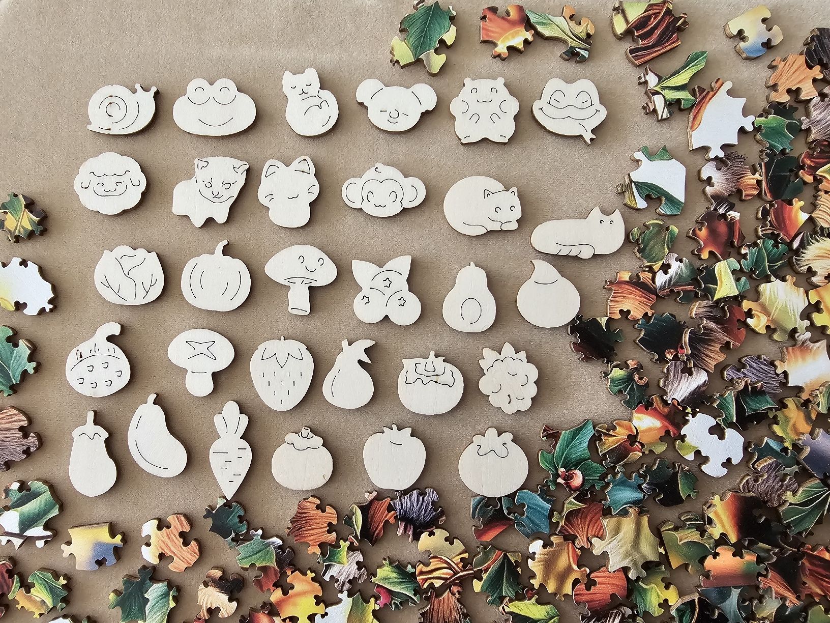 Puzzles: Holzpuzzle "Koala Mutter mit Babys" Grösse A2 – Neu (gemäss Beschreibung) aus Bütschwil von Taranabo 2