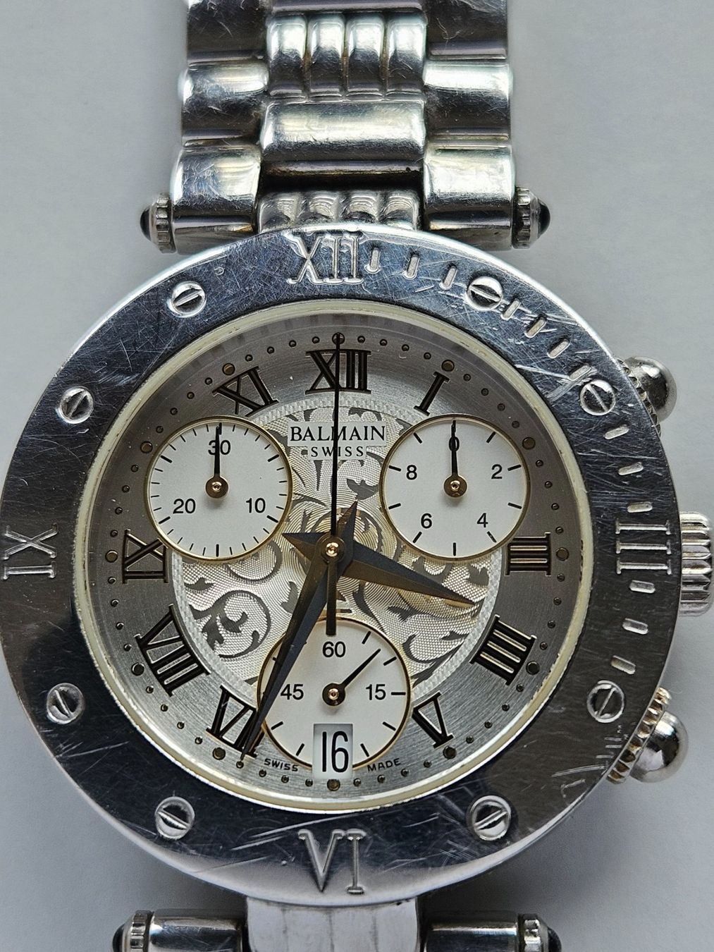 Balmain Orologi: 12 Balmain Chronograph Quartz Damenuhr – Usato da Berikon venduto da mmm21 5