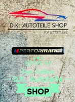BMW Performance Aufkleber Emblem Aluminium Schwarz NEU