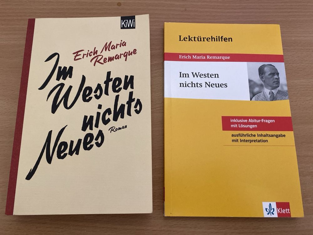 Im Westen Nichts Neues Lekt rehilfe Kaufen Auf Ricardo