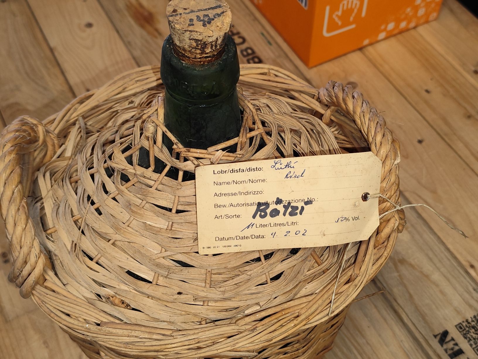 Bottiglie: 13 Korbflaschen  gebraucht, diverse Größen – Usato da Büsserach venduto da Vintage-vins 3