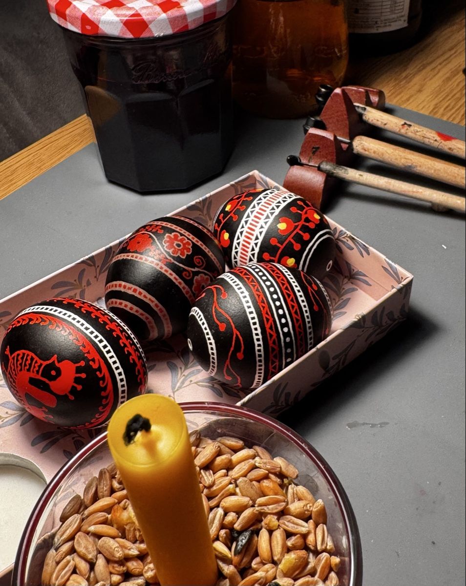Tutte le decorazioni: Ostereier Pysanka 3-er Set – Nuovo e nell'imballaggio originale da Zürich venduto da iry_9mbn 3