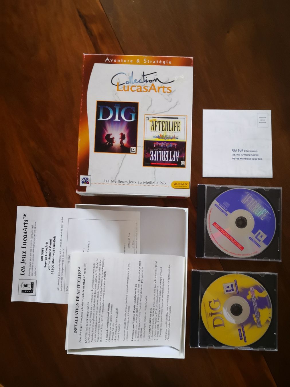 Giochi: The Dig + Afterlife LucasArts Big Box – Usato da Peseux venduto da CatiArt 2