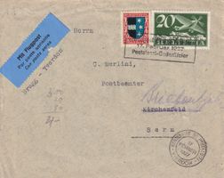 Sonderflug Brugg-Yverdon (100.Todestag Pestalozzi) 1927