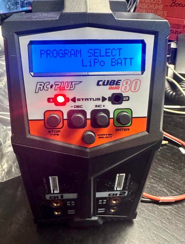 Rc Plus Cube 80 Duo Charger AC-DC 2x 80 Watt