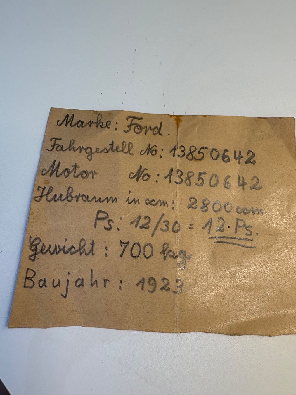 Insegne: Uralte Messingplakette von Ford Detroit – Usato da Schaffhausen venduto da Simmel80 5