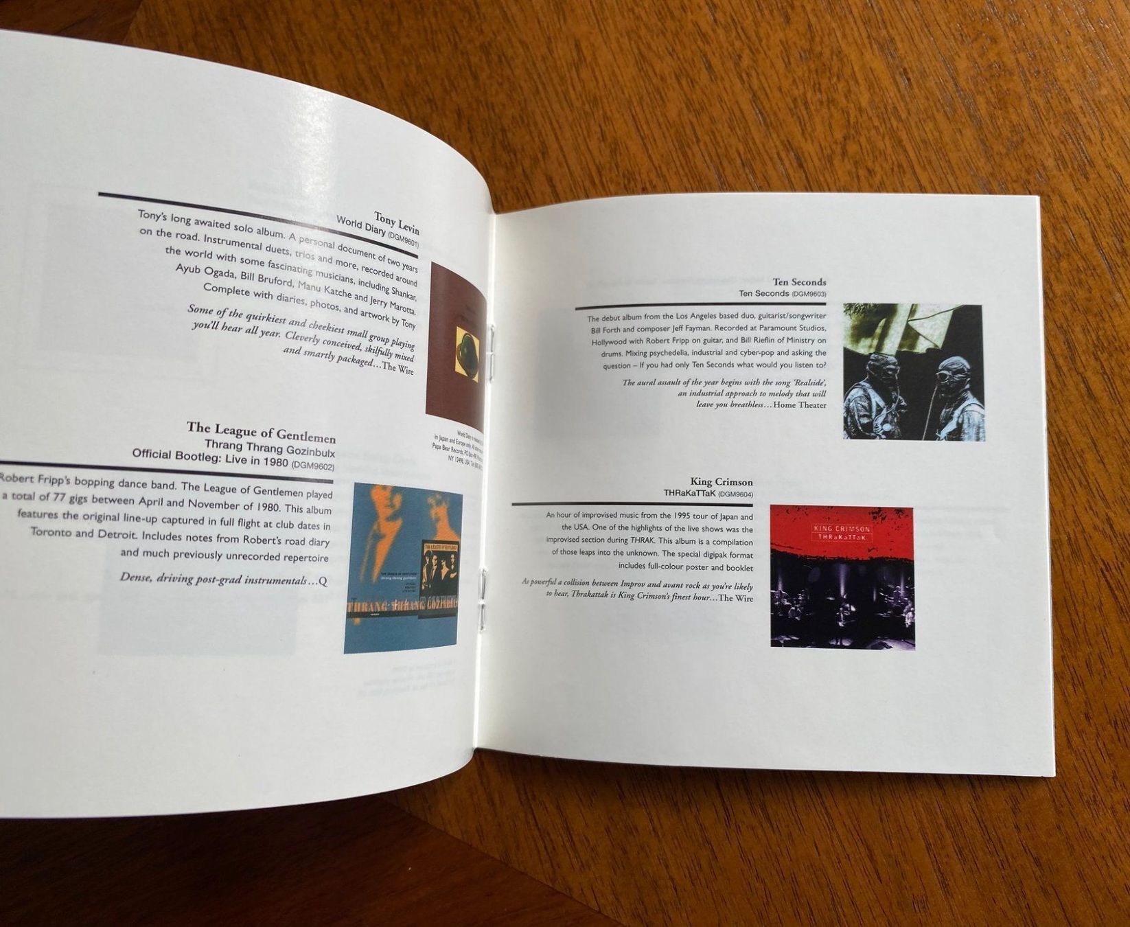 CD: King Crimson Epitaph (CD box volume 1&2- original pressing) – Usato da Zürich venduto da dbrot 6