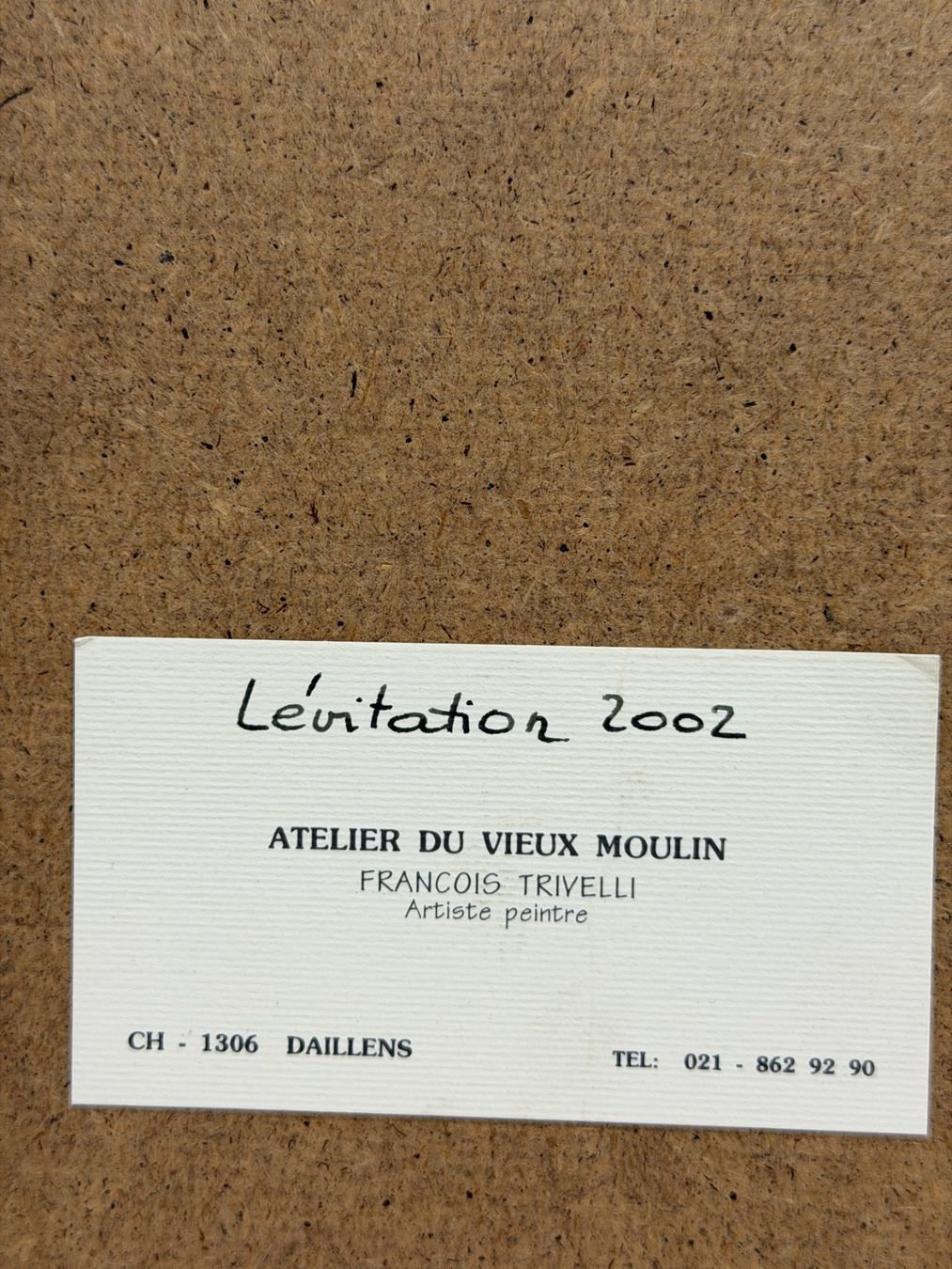 Dipinti: François Trivelli "Lévitation" 2002 dessin original – Usato da Morges venduto da vintiques 2