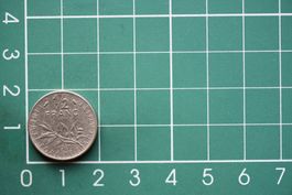 währung francaise 1/2 franc 1967