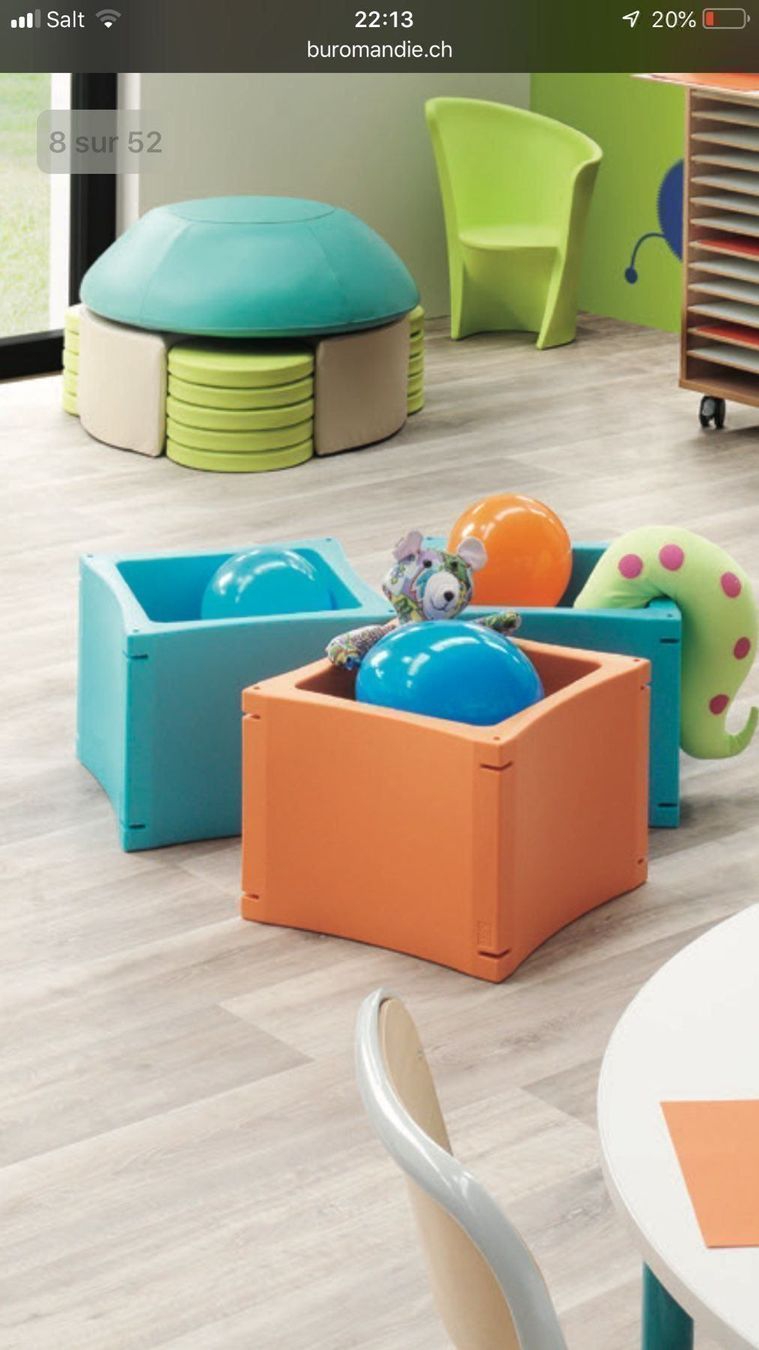 Regale: biblio, cubes, poufs modulables pro – Gebraucht aus Leytron von TipTop1912 2