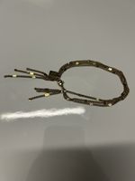 Armkette verstellbar mit Anhänger mehrreihig antikgoldfarben