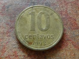 ARGENTINE  10  Centavos  1992  (P)